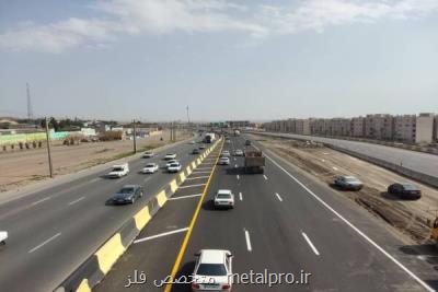 تردد در محورهای برون شهری ۰ و نه دهم درصد کاهش پیدا کرد