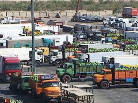 توقف صادرات به کشور عراق از مرز چذابه