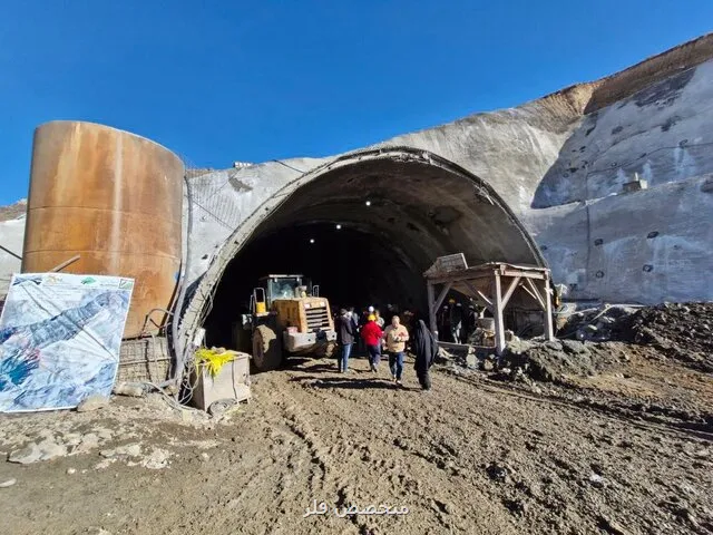 پیشرفت 20 درصدی قطعه سوم آزاد راه راه تهران - شمال