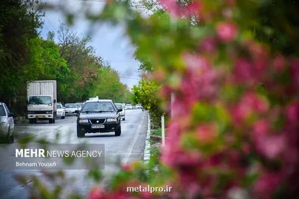 هواشناسی ایران ۲۵ اردیبهشت بارش باران در برخی استانها