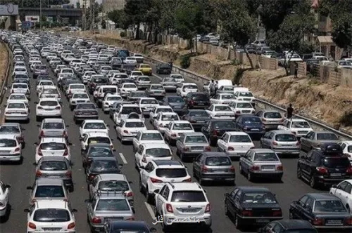 ترافیک سنگین در محورهای چالوس، هراز و بزرگراه کرج-تهران