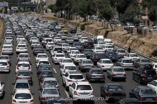 ترافیک سنگین در محورهای چالوس، هراز