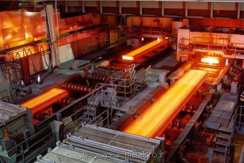 افزایش تولید فولاد در كشور